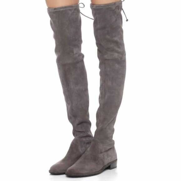 Stuart Weitzman Shoes - Stuart Weitzman lowland Over the Knee Boot in Grey size 37.5